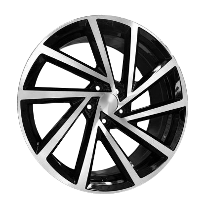 Speil-VAG14.png VAG14 18x8 ET45 5x112 Gloss Black Machined - Image 1