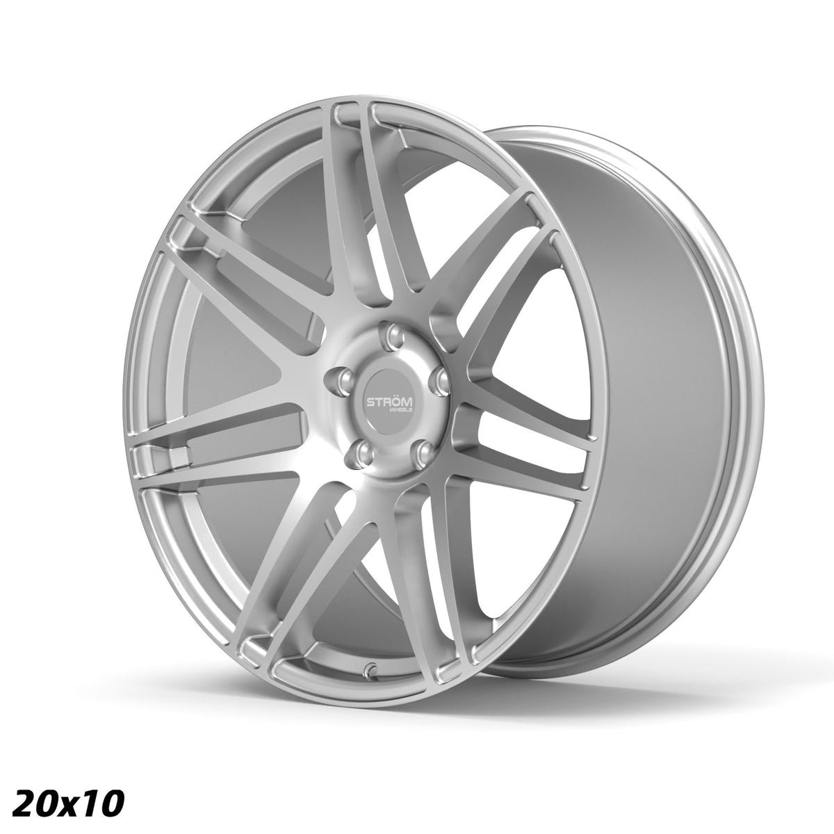 Strom-SR36_393b1eca-1493-4214-8329-080decaba284.jpg STROM STR3 F14 20x10 ET42 5x112 Quartz Silver - Image 1