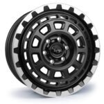 Targa TG9-HD 17x8 ET45 5x160 Matt Black / Machined Lip