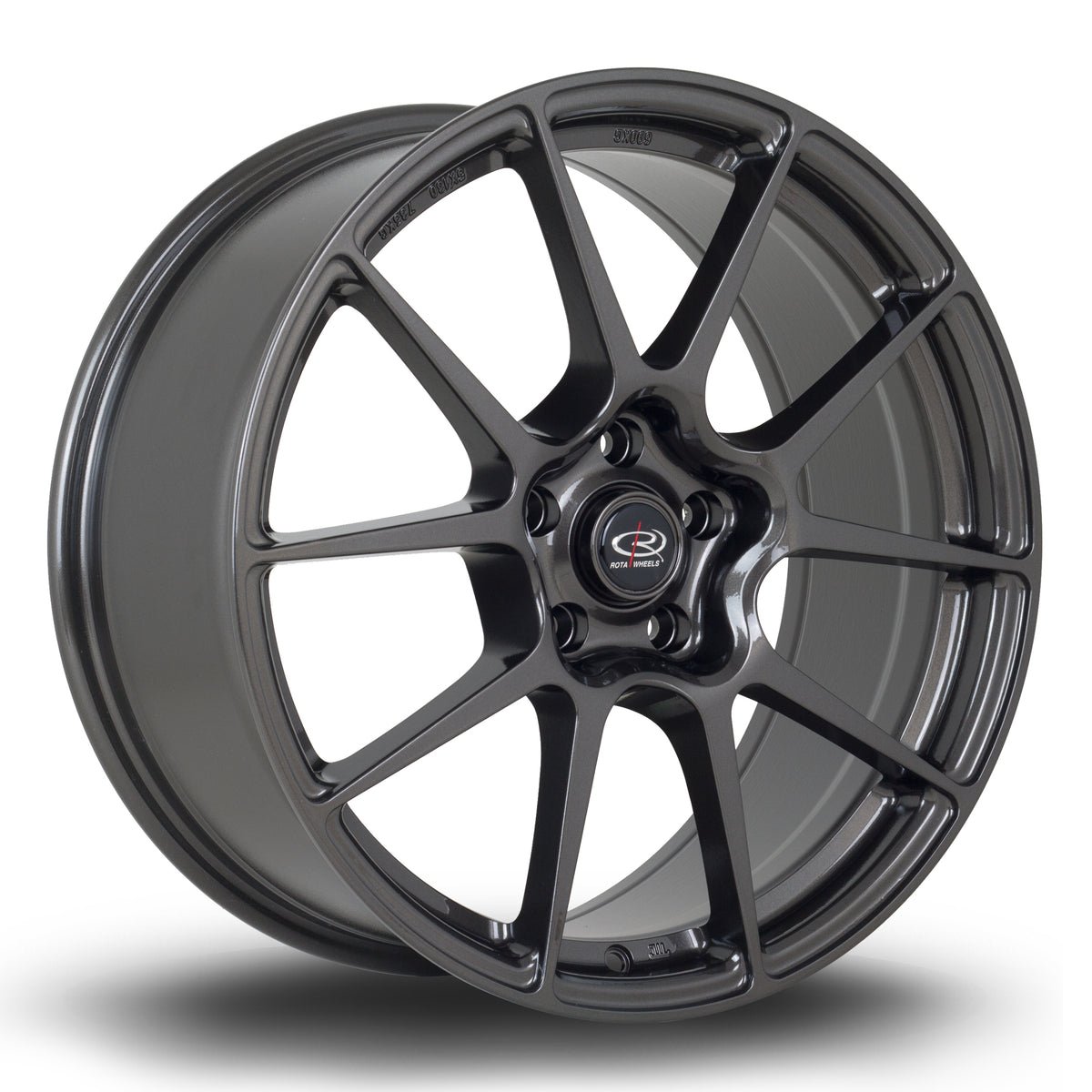 ar10198.5gunmetal_c2ebc9b9-8fdd-46de-be66-006245a90c05.jpg Rota AR10 19x8.5 ET44 5x114 Gunmetal - Image 1