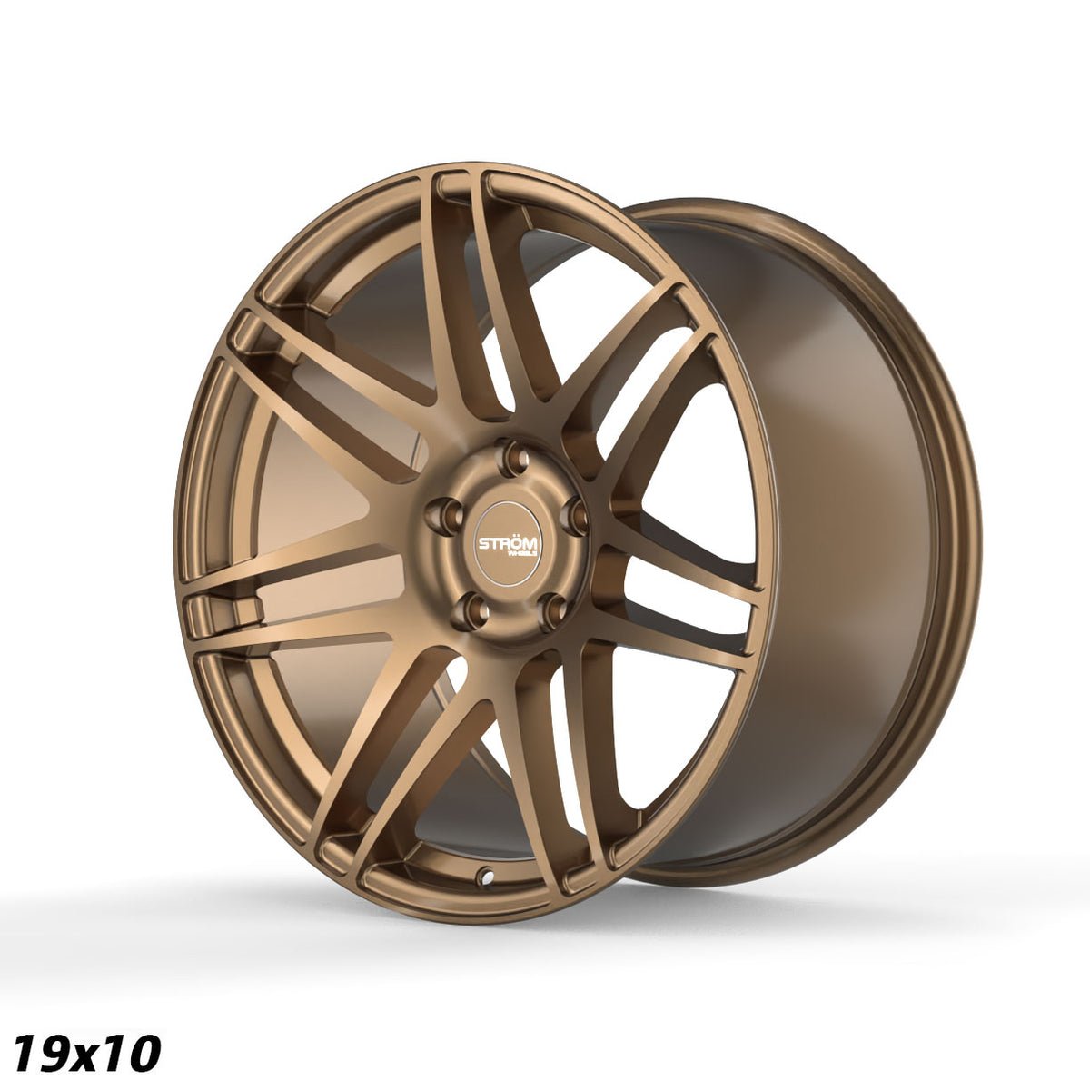 bronze-19x10-3.jpg STROM STR3 F14 19x10 ET42 5x120 Satin Bronze - Image 1