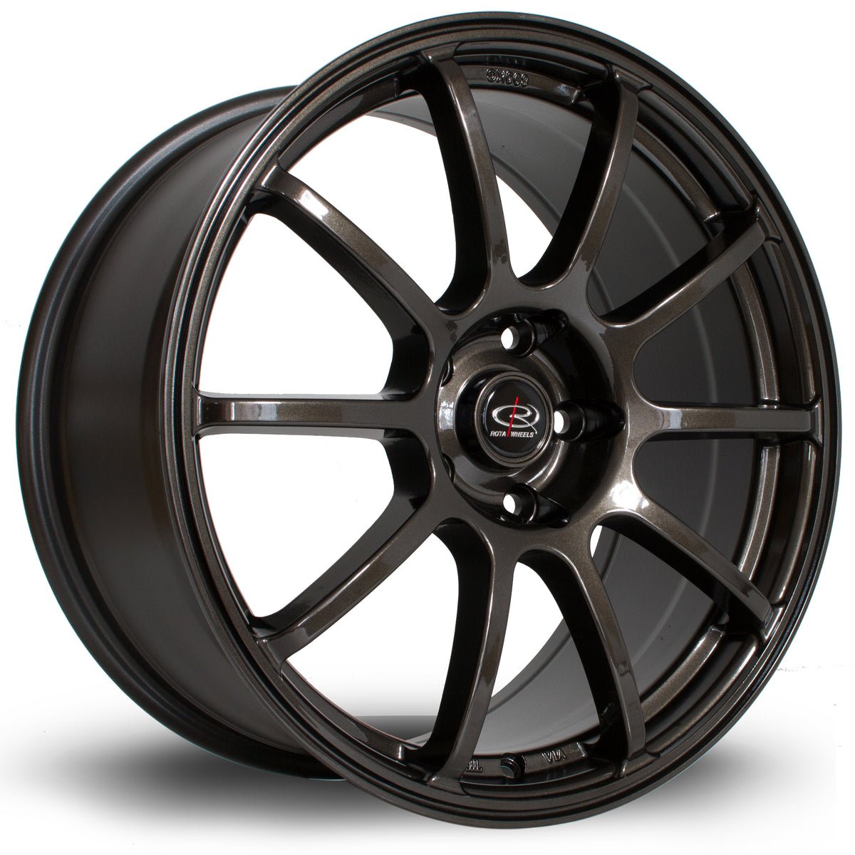 force188.5gunmetal.jpg Rota Force 18x8.5 ET45 5x112 Gunmetal - Image 1