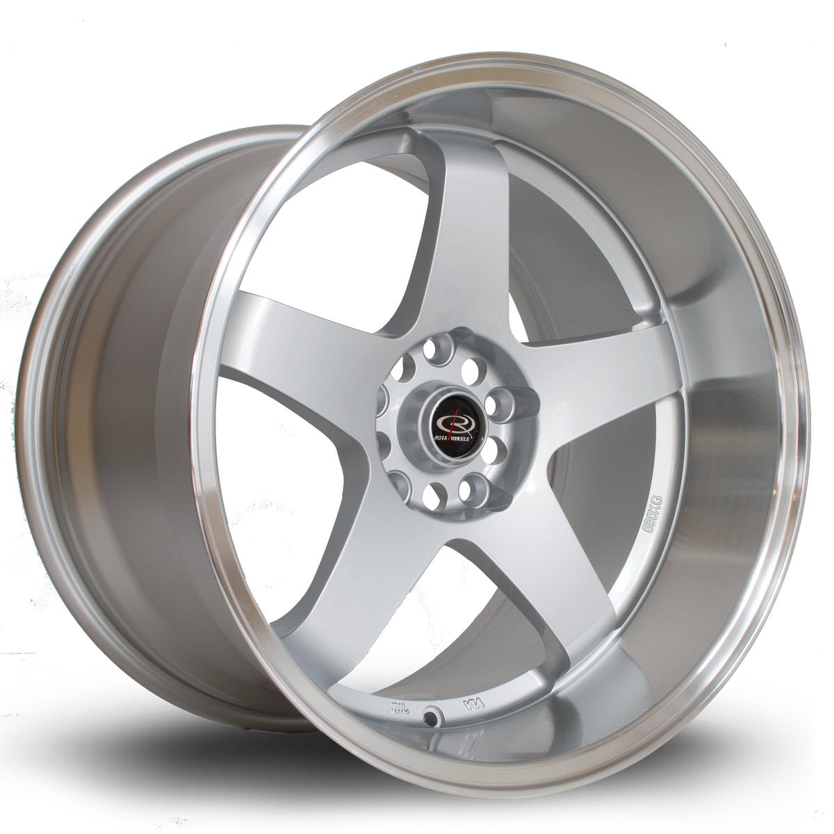 gtr-d1812rlsilver_6f55decd-aa44-4b81-aec0-11ca452cb665.jpg Rota GTR-D 18x12 ET20 5x114 RLSilver - Image 1