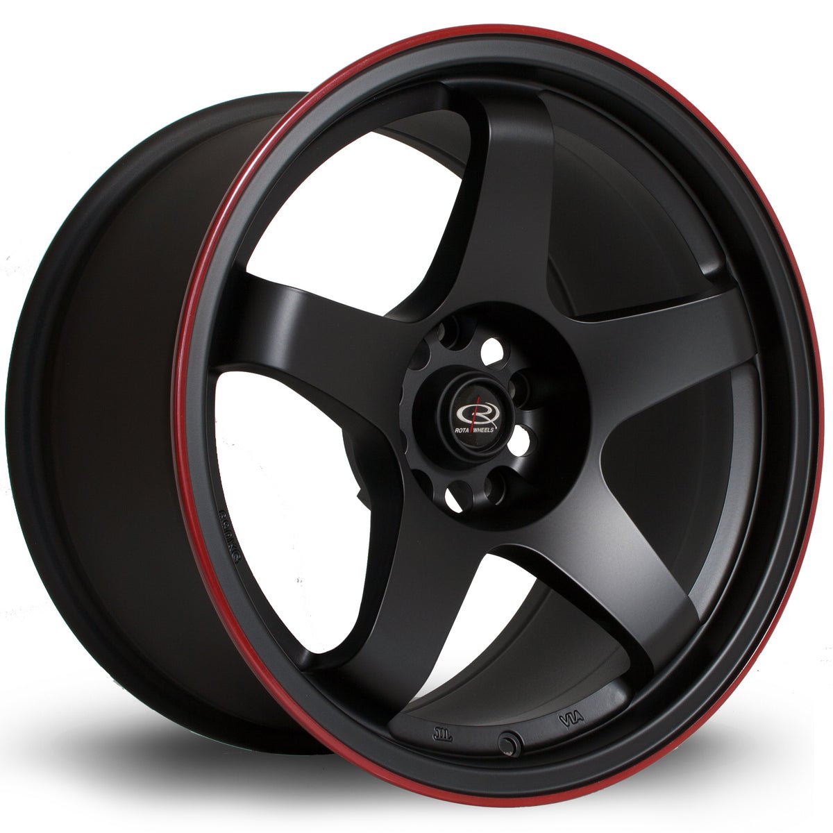 gtr179.5fblackrlip_272440f9-0961-4d6b-b372-4702ce557196.jpg Rota GTR 17x9.5 ET30 5x114 FBlackRLip - Image 1
