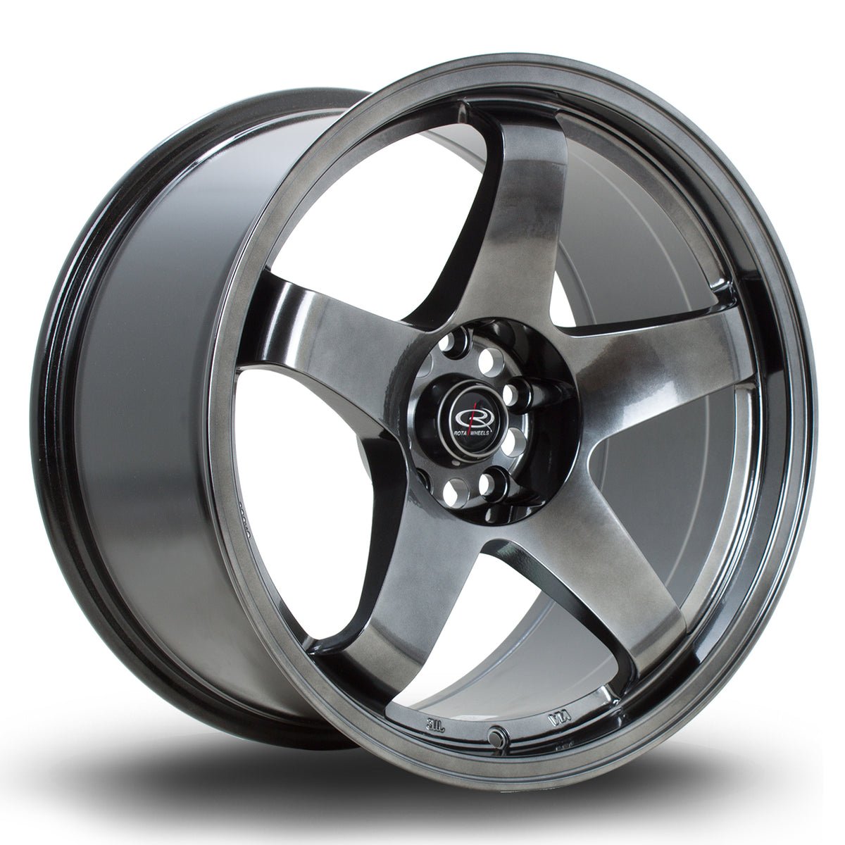 gtr189.5hblack_0a2de34c-26b1-41de-8c53-58b348e92a38.jpg Rota GTR 18x9.5 ET12 5x114 HBlack - Image 1