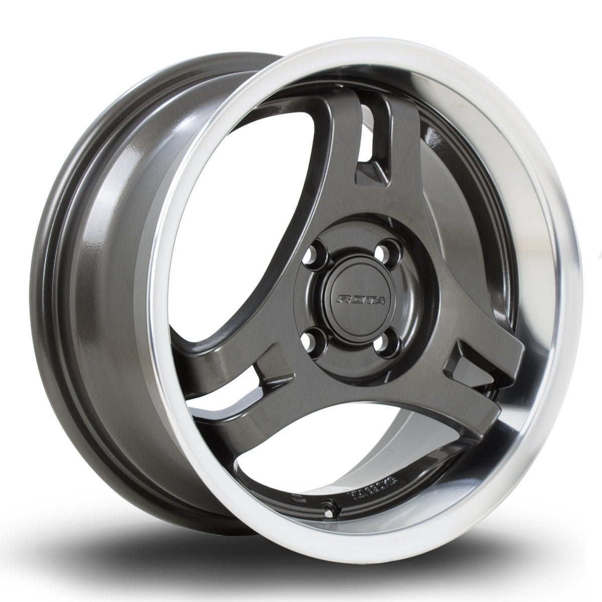 hm3157rlgunmetal.jpg Rota HM3 15x7 ET40 4x100 RLGunmetal - Image 1