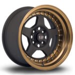 Rota Kyusha 15x8 ET0 4x100 FBlackSBronzeLip