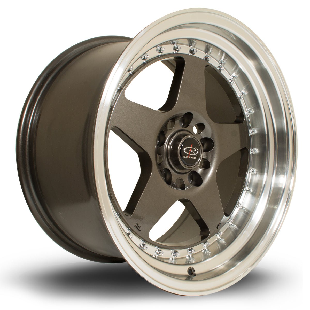 kyusha179.5rlgunmetal.jpg Rota Kyusha 17x9.5 ET25 5x120 RLGunmetal - Image 1