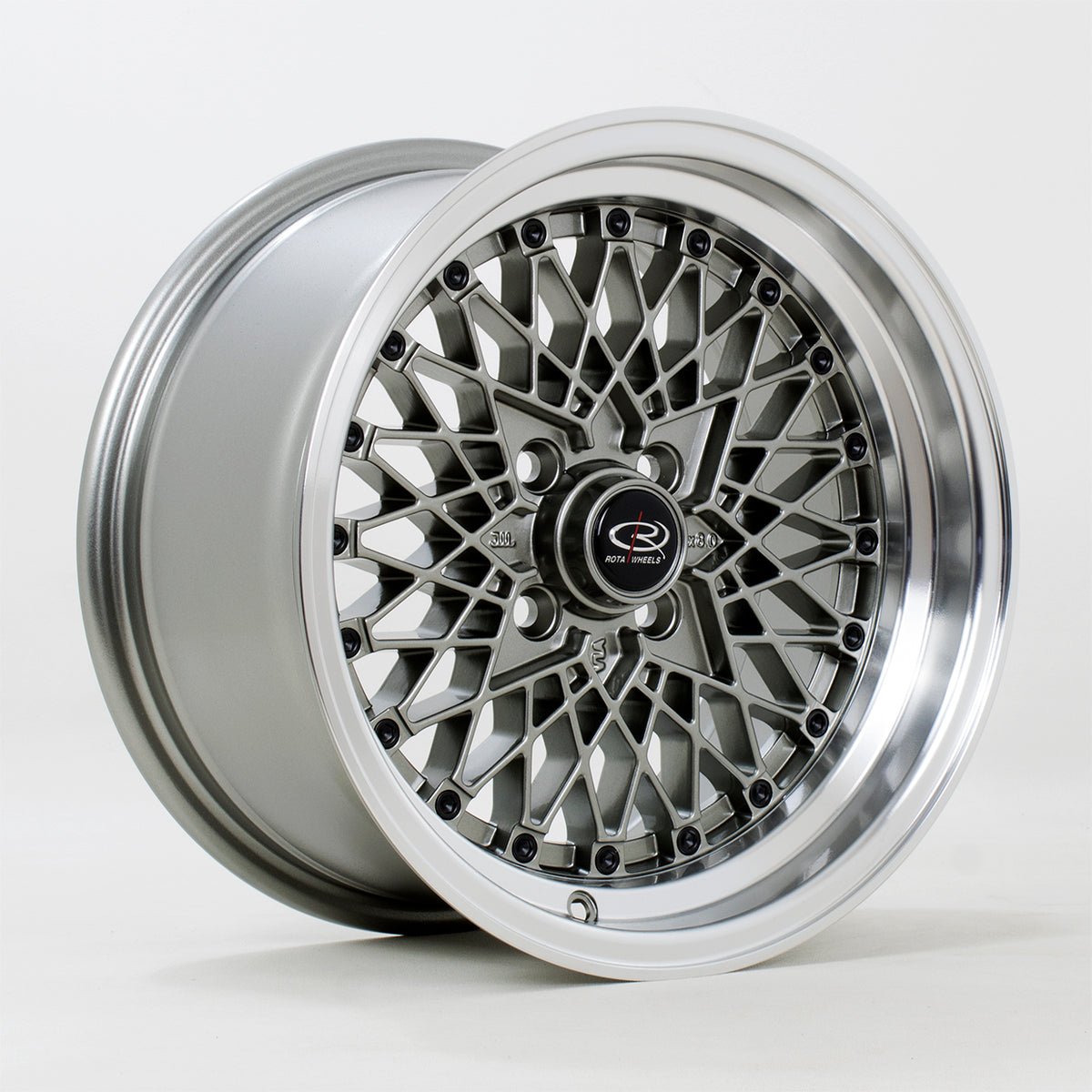 osmesh158rlsteelgrey.jpg Rota OSMesh 15x8 ET20 4x100 RLSteelgrey - Image 1