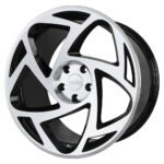 Radi8 r8s5 18x8.5 ET35 5x100 Gloss Black Machined Face