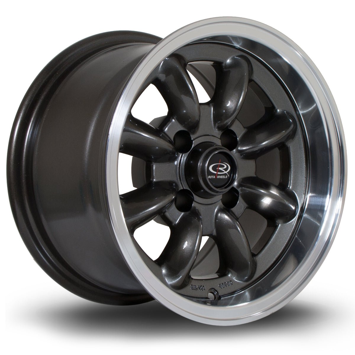 rb138rlgunmetal.jpg Rota RB 13x8 ET4 4x100 RLGunmetal - Image 1