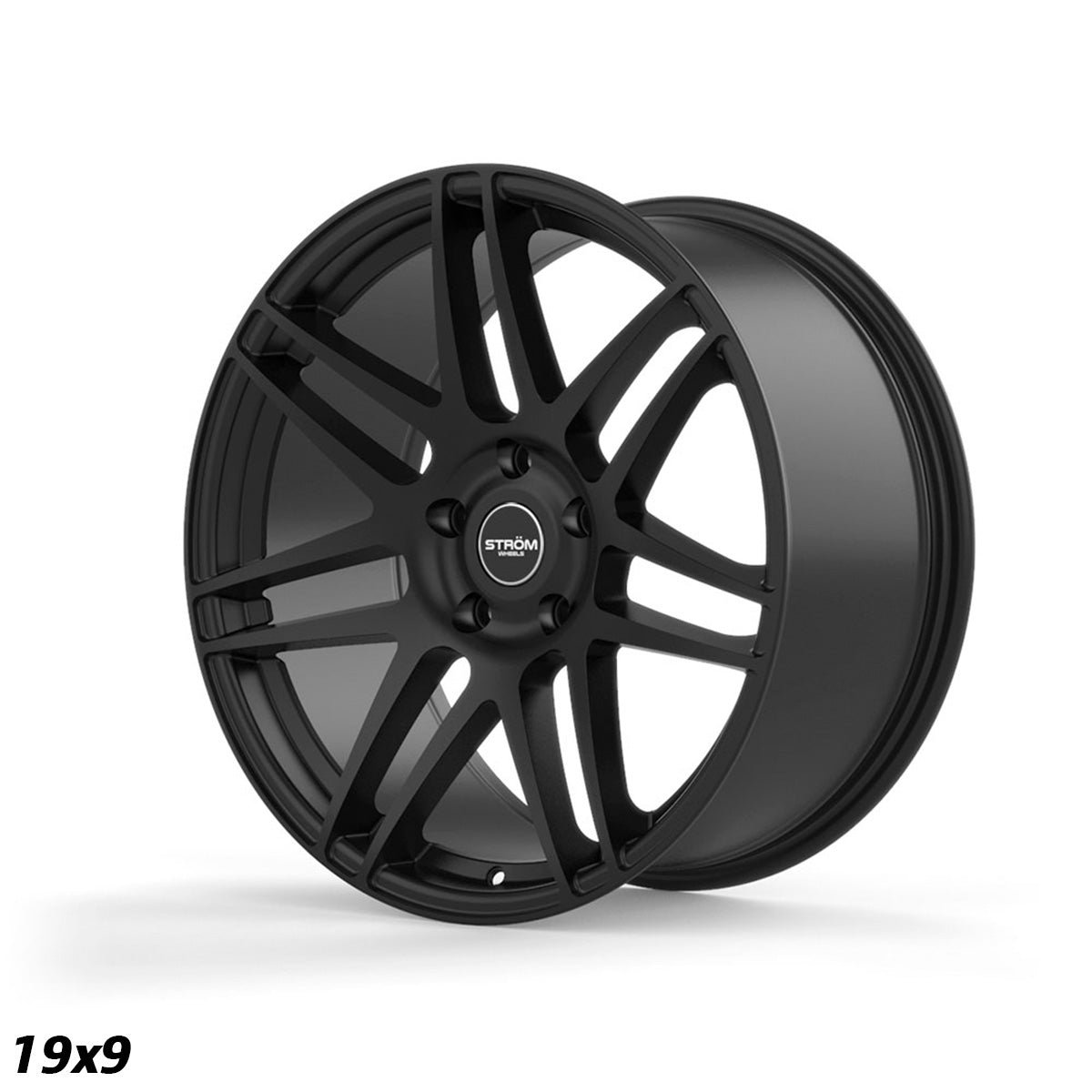 satin-black-19x9-3-1_afdac073-5523-4661-ac26-5bfc5a3d5d90.jpg STROM STR3 F14 19x9 ET31 5x120 Satin Black - Image 1