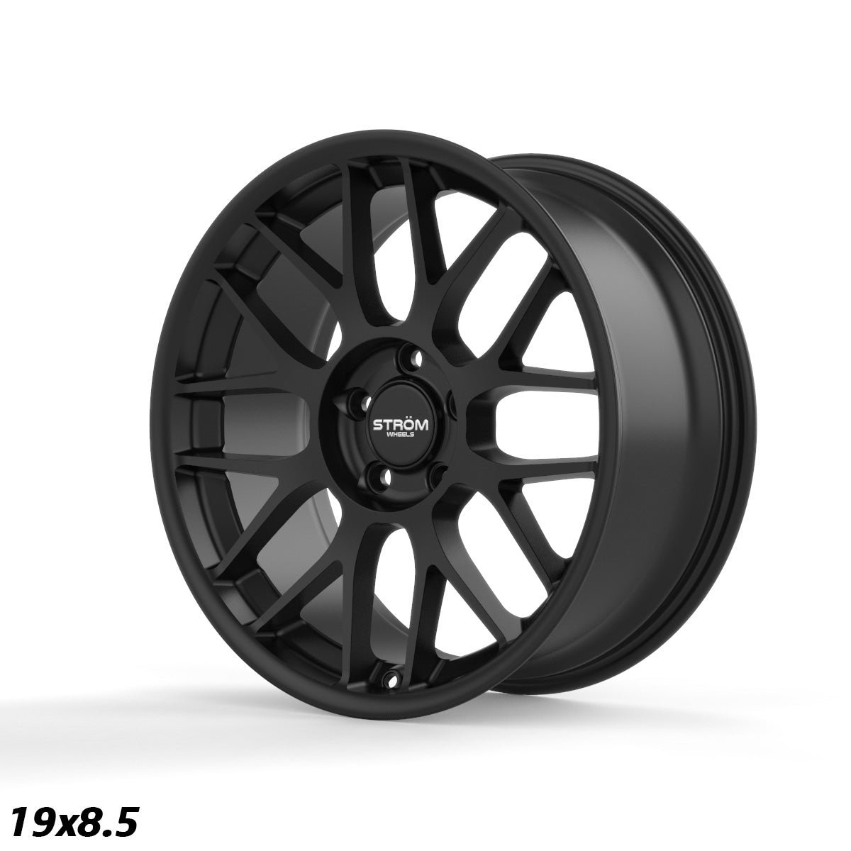 str2-black-1985-1_4cb72c50-e5d6-430a-8f1d-9f7007153b78.jpg STROM STR2 RC 19x8.5 ET35 5x120 Satin Black - Image 1