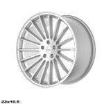 STROM STR4 22x10.5 ET31 5x112 Platinum Silver