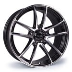 Targa TG5-FF 18x8.5 ET40 5x120 Gloss Black / Polished Face