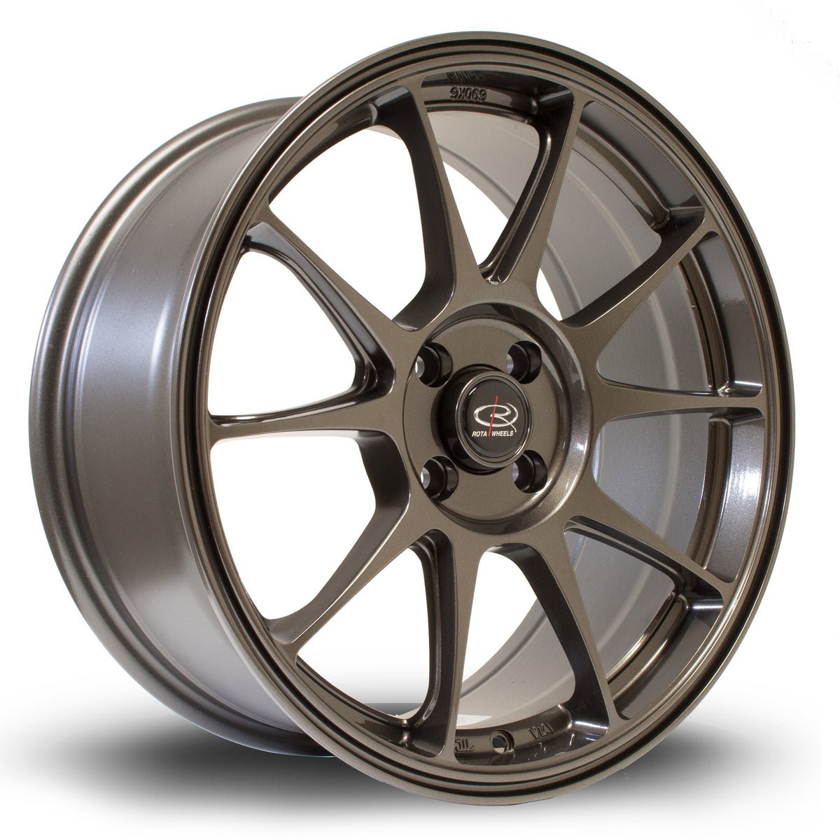 titan177.5gunmetal.jpg Rota Titan 17x7.5 ET35 4x100 Gunmetal - Image 1