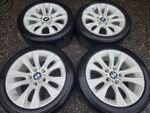 17" GENUINE BMW STYLE 412 ALLOY WHEELS / TYRES  - 5 X 120 FITMENT