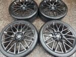 20" MOMO REVENGE ALLOY WHEELS / TYRES -  BLACK -  5 X 120  - VOLKSWAGEN T5 / T6 FITMENT