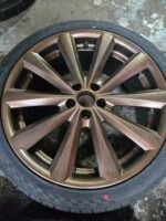 18" GENUINE ALLESSIO  ALLOY WHEELS / NEW TYRES   - 5 X 100 FITMENT   - VOLKSWAGEN / AUDI ETC - Image 5