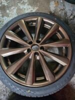 18" GENUINE ALLESSIO  ALLOY WHEELS / NEW TYRES   - 5 X 100 FITMENT   - VOLKSWAGEN / AUDI ETC - Image 6