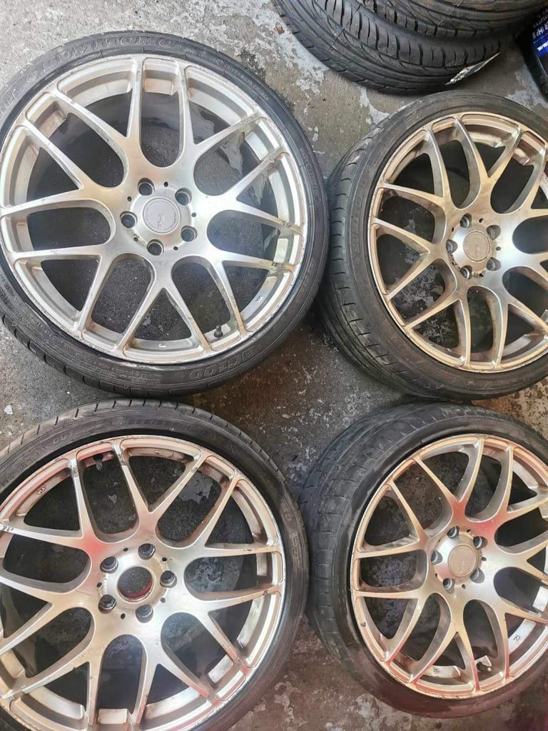 19" FX MOTORSPORT ALLOY WHEELS / TYRES - 5 X 112 FITMENT - AUDI / VOLKSWAGEN