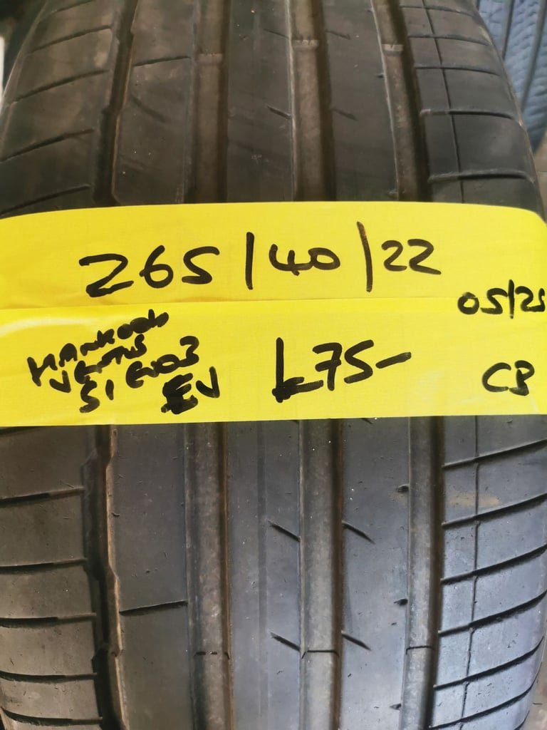 265 / 40 / 22 HANKOOK VENTUS S1 EVO 3 EV TYRE - FITTING AVAILABLE