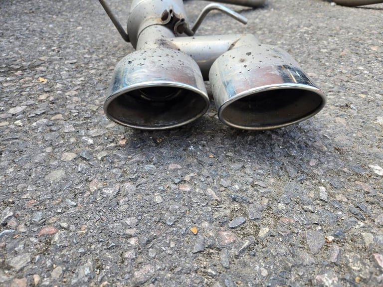 MERCEDESC 220 CDI STAINLESS STEEL TWIN EXIT AMG STYLE EXHAUST