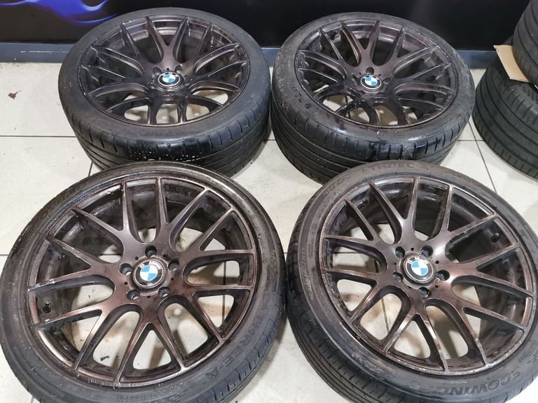 19" BMW CSL STYLE ALLOY WHEELS / TYRES - BMW 3 E90 3 SERIES