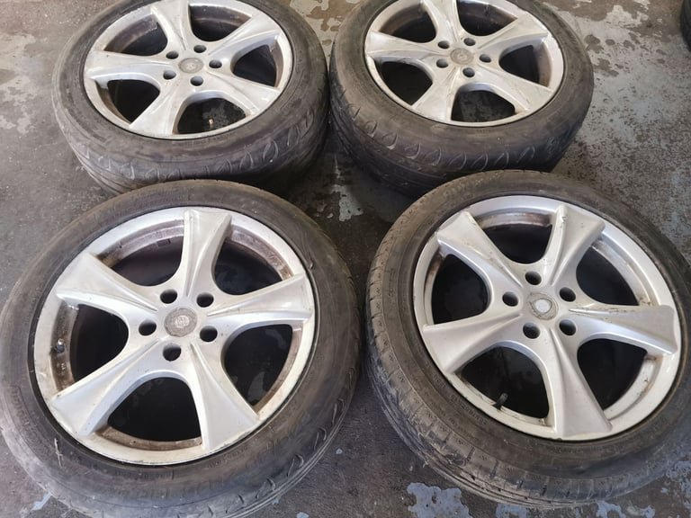 18" CALIBRE TREK ALLOY WHEELS / TYRS - 5 X 118 FITMENT - VUXHALL VIVARO / RENAULT TRAFIC