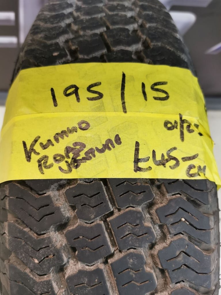 195 / 15 KUMHO ROAD VENTURE TYRE -FITTING AVAILABLE