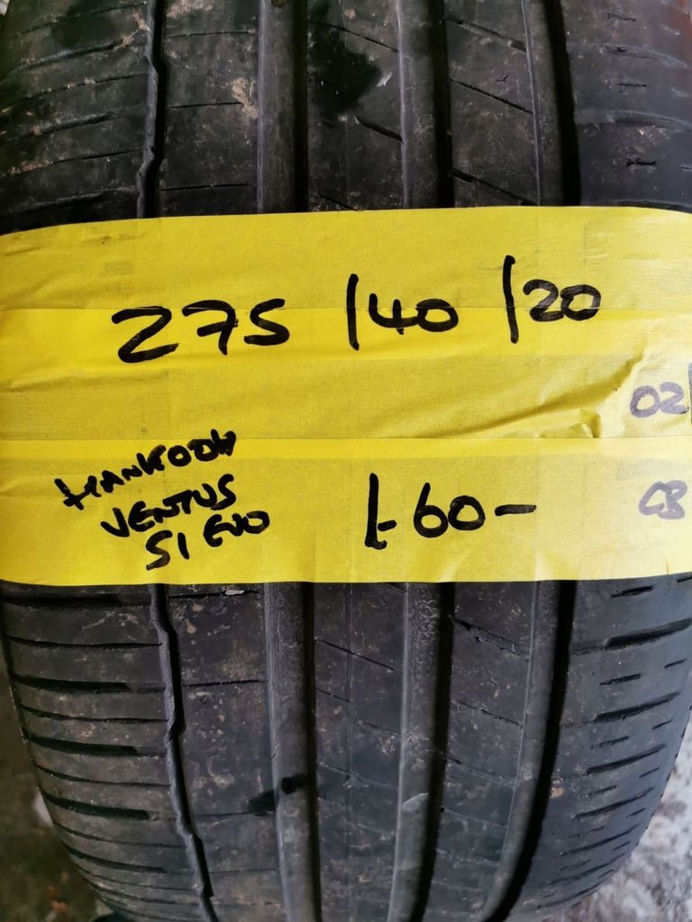 275 / 40 / 20 HANKOOK VENTUS S1 EVO TYRE - FITTING AVAILABLE