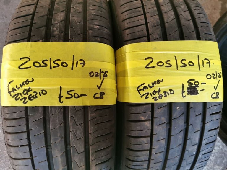 205 / 50 / 17 FALKEN ZIEX ZE 310 TYRES - FOUR AVAILABLE