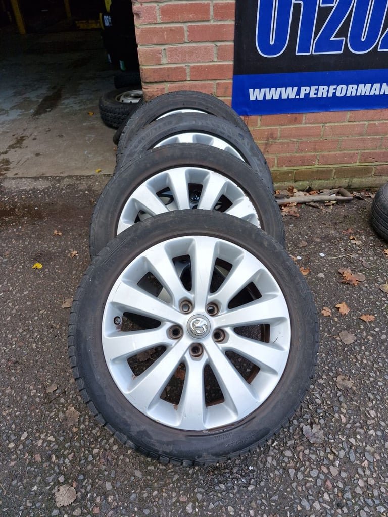 17" VAUXHALL ASTRA WHEELS / TYRES - 5 X 115 FITMENT