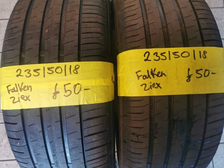 235 / 50 / 18 FALKEN ZIEX 101W TYRES - TWO AVAILABLE