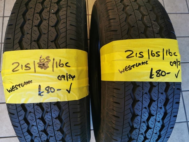 215 / 65 / 16C NEW WESTLAKE COMMERCIAL TYRES - TWO AVAILABLE