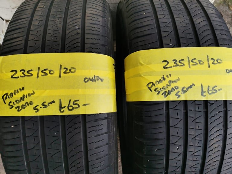 235 / 50 / 20 PIRELLI P ZERO TYRES - TWO AVAILABLE
