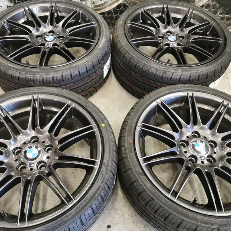 19" GENUINE BMW MOTORSPORT MV4 ALLOY WHEELS / NEW TYRES