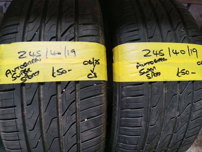 245 / 40 / 19 AUTOGREEN TYRES - TWO AVAILABLE