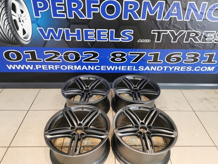 19" GENUINE AUDI A5 SEGMENT ALLOY WHEELS - REFURBISHED