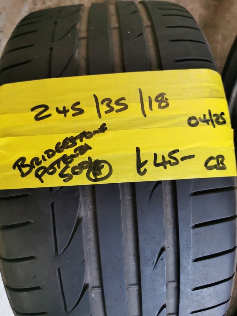 245 / 35 / 18 BRIDGESTONE POTENZA S001 RUN FLAT TYRE