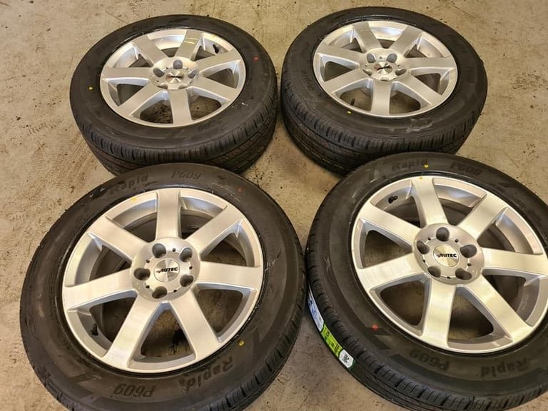 17" AUTEC ARCTIC PLUS ALLOY WHEELS / NEW TYRS