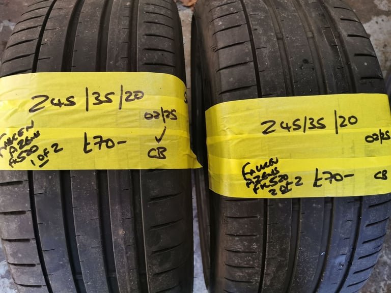 245 / 35 / 20 FALKEN AZENIS FK 520 TYRES - TWO AVAILABLE