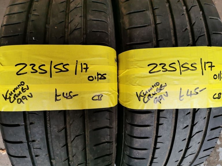 235 / 55 / 17 KUMHO CRUGEN TYRES - TWO AVAILABLE
