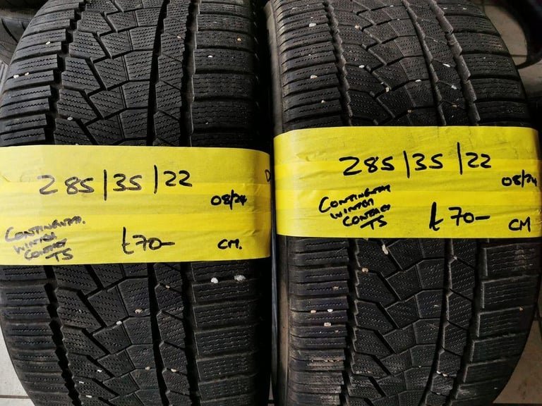 285 / 35 / 22 CONTINENTAL WINTER CONTACT TYRES - TWO AVAILABLE