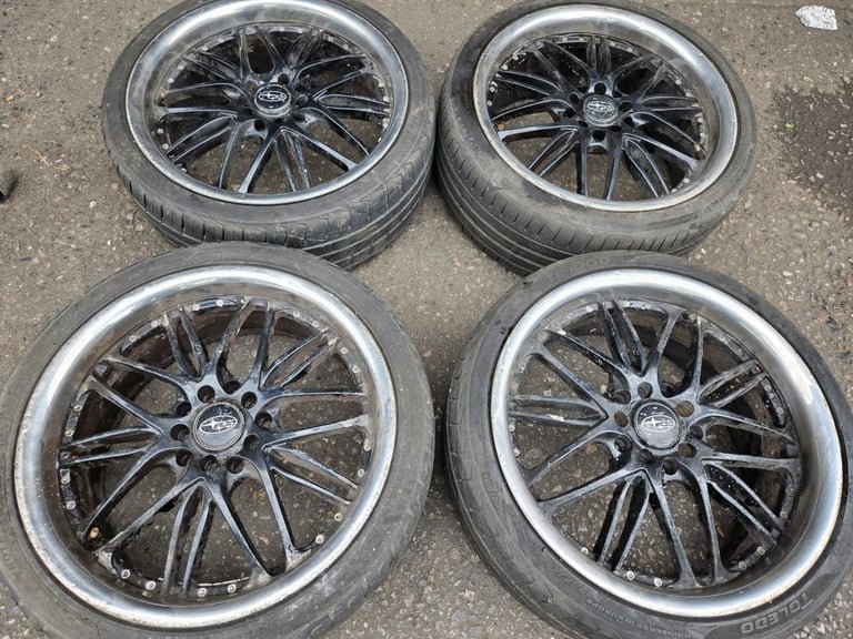 image-406.jpeg 17" SUBARU ALLOY WHEELS / TYRES - 5 X 100 AND 5 X114.3 FITMENT - Image 1