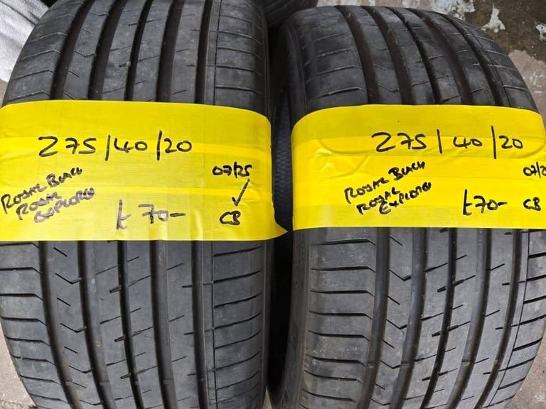 275 / 40 / 20 ROYAL BLACK ROYAL EXPLORER TYRES - TWO AVAILABLE