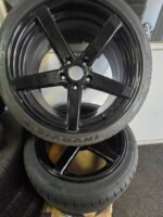 18" STAGGERED BMW CONCAVE  ALLOY WHEELS / NEW TYRES -  5 X120 FITMENT