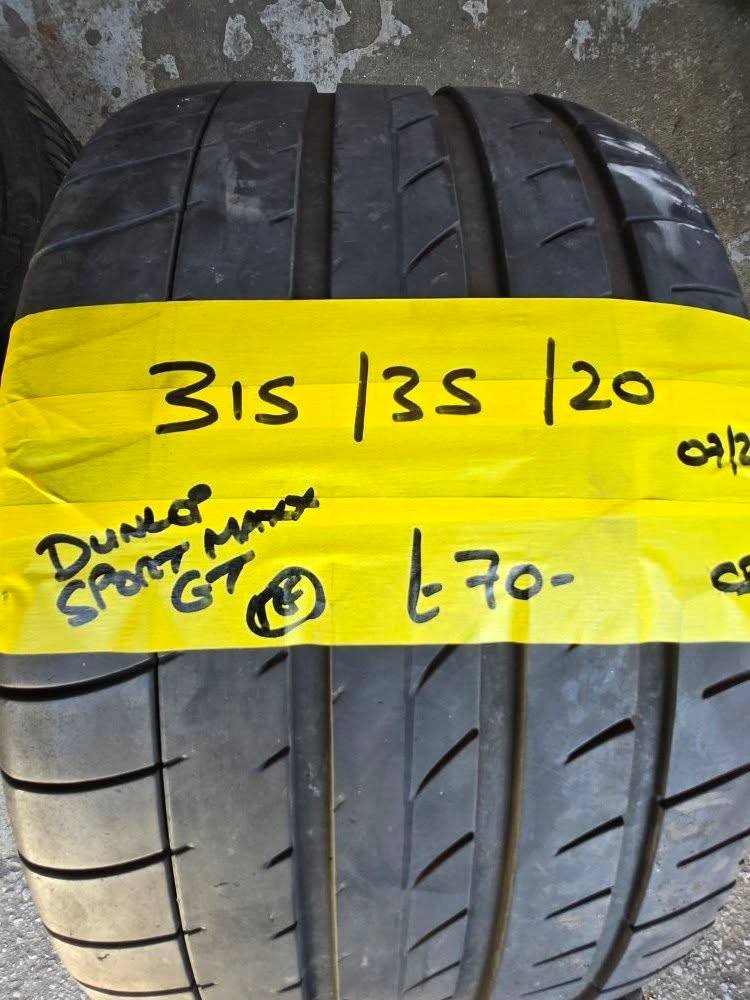 315 / 35 / 20 DUNLOP SPORTMAXX GT RUN FLAT TYRE - FITTING AVAILABLE