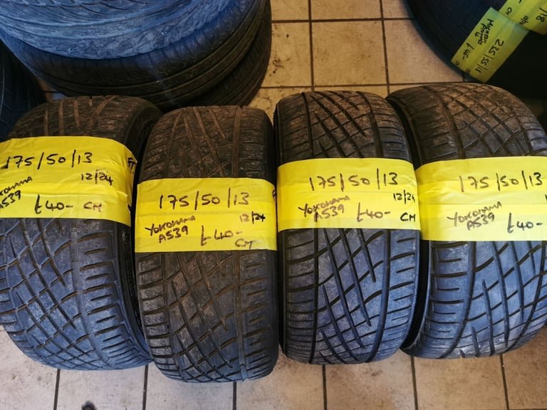 image-48.jpeg 175 / 50 / 13 YOKOHAMA A539 TYRES - FOUR AVAILABLE - Image 1