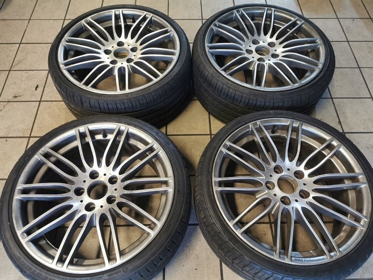 19" GENUINE BMW M PERFORMANCE STYLE 269 ALLOY WHEELS / TYRES 5 X 120 FITMENT